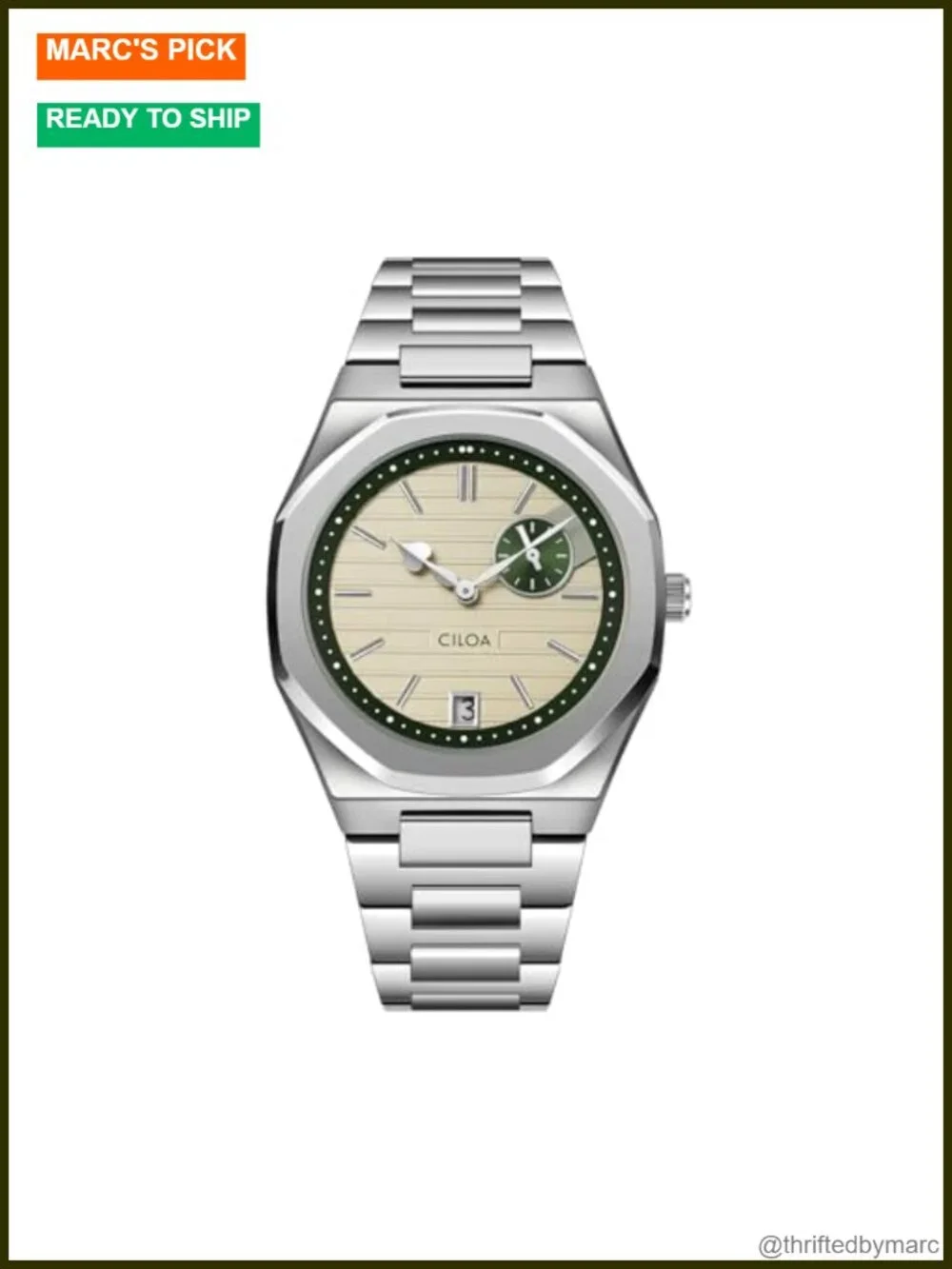 Men's Business Dress Analog Stainless Steel Watch Date Luxury Casual Wrist Watch